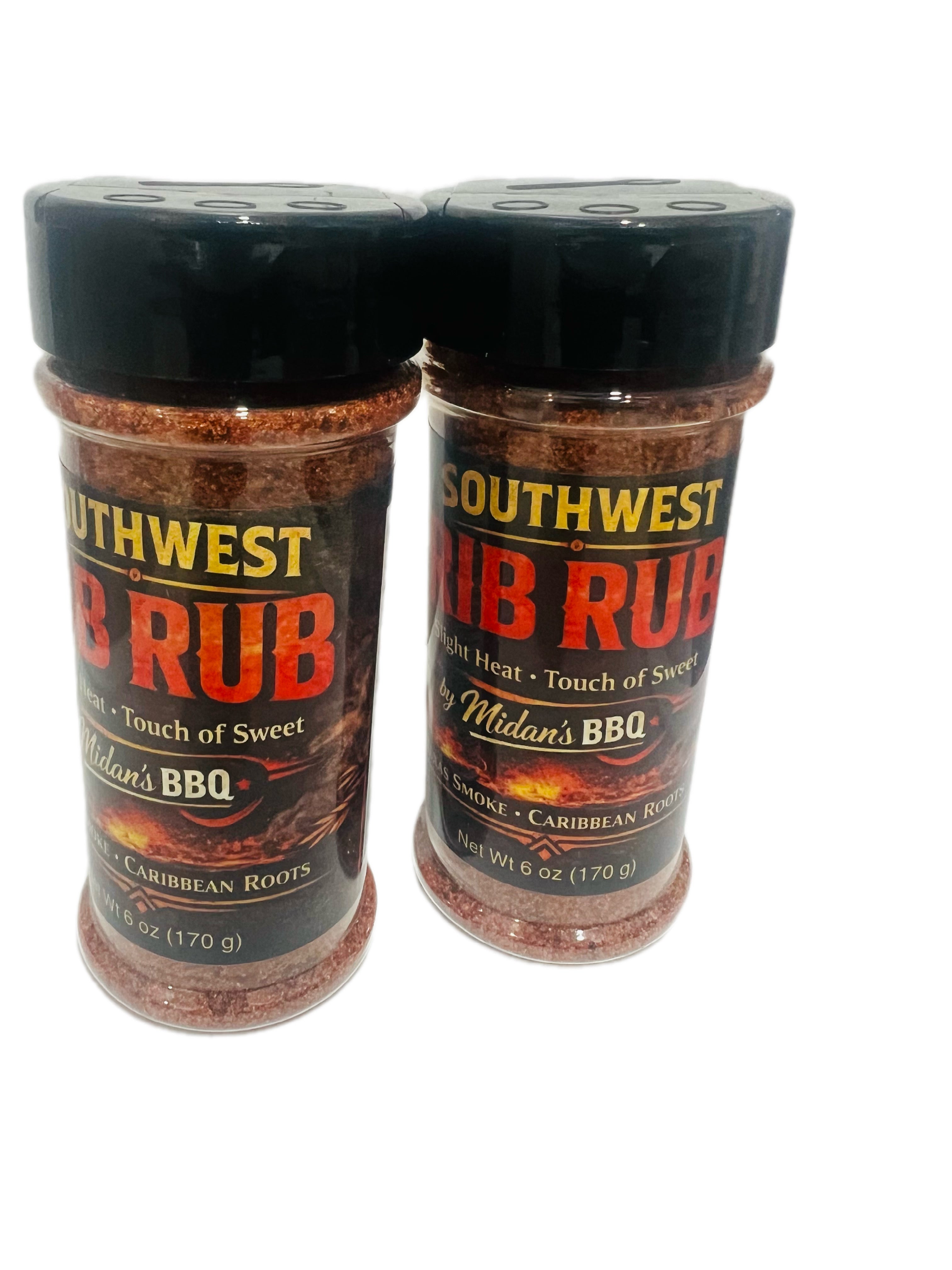 Midan’s Southwest Rib Rub — 6oz 2 Pack
