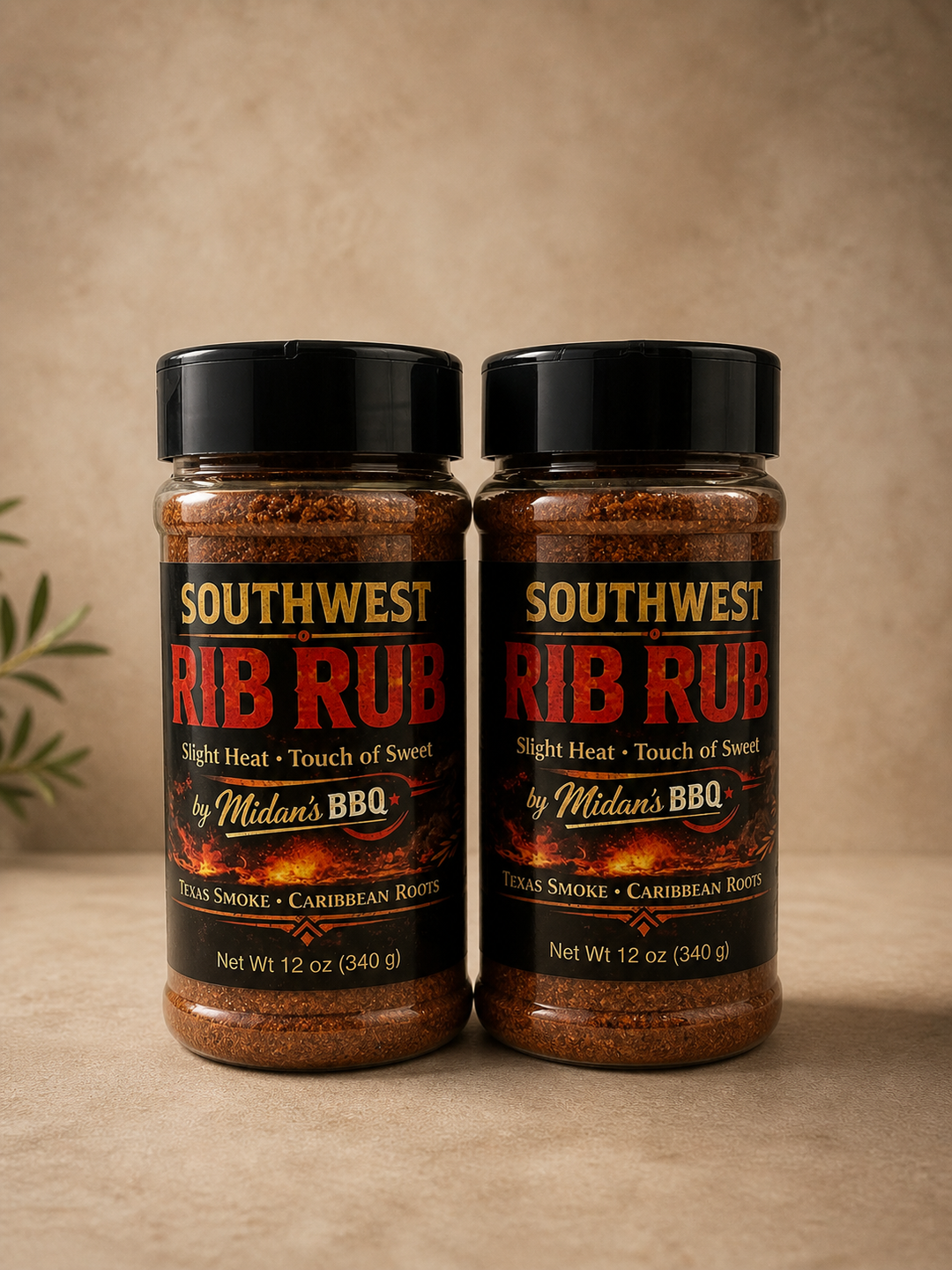 Midan’s Southwest Rib Rub — 12oz (2-Pack) ⭐ Best Value — FREE Shipping